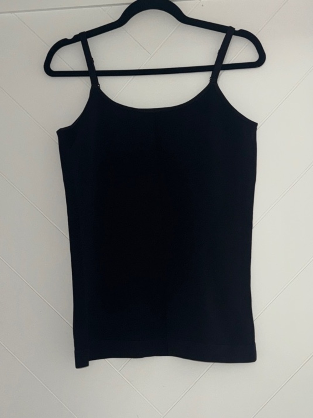 3 Shapermint Black Slim Fit Camisole Tanks with Adjustable Straps